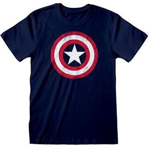 Captain America – Shield Distressed tričko XL