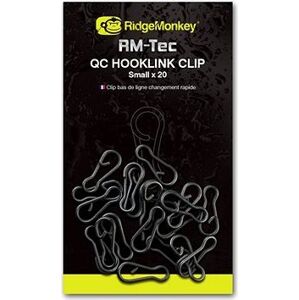 RidgeMonkey RM-Tec Quick Change Hooklink Clip Small 20 ks