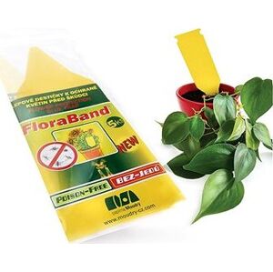 FLORABAND - Lepiace šípky na ochranu kvetín pred škodcami, 5 ks, 4,7× 14,8 cm