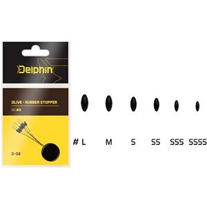 Delphin Olive Rubber Stopper Veľkosť SS