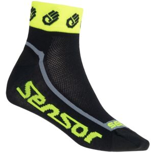 Ponožky SENSOR Race Lite Ručičky reflex žlté - veľ. 9-11