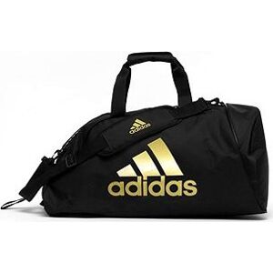 Adidas 2 in 1 Bag Polyester Combat Sport čierna/zlatá