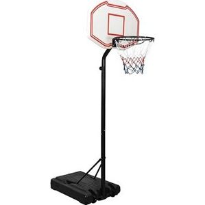 VidaXL Basketbalový kôš biely 237 – 307 cm