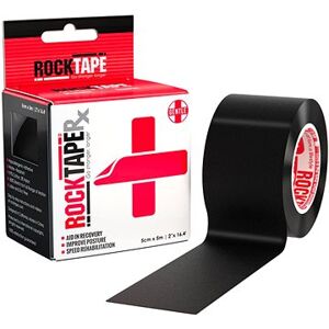 RockTape pre citlivú pokožku, kineziologická páska čierna