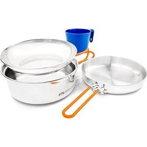 GSI Outdoors Glacier Stainless 1 Person Mess Kit
