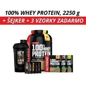 100% Whey Protein - Nutrend 2250 g Kiwi+Banana
