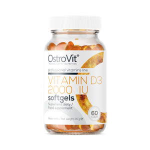 OstroVit Vitamin D3 2000 IU softgels 60 kaps.