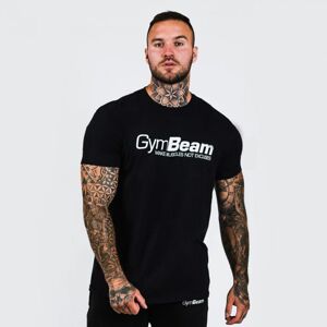 GymBeam Tričko Make Muscles Black  S